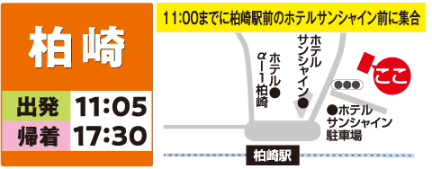 柏崎駅前周辺の地図